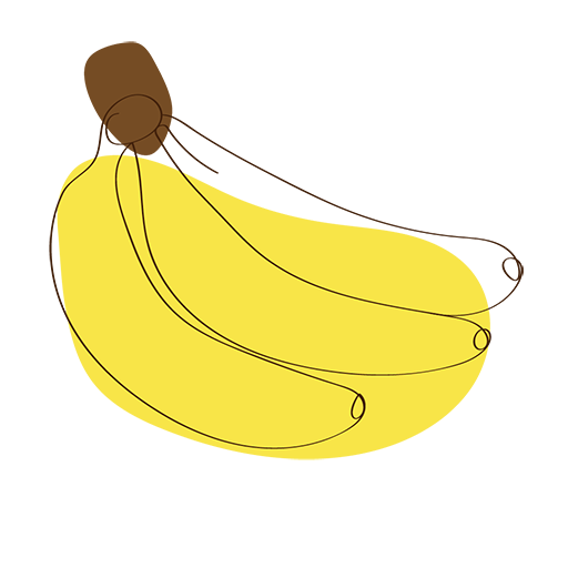 Banana Fruit Line Icon Free Transparent Png Icon Download (olive, white, beige, maroon, gold)