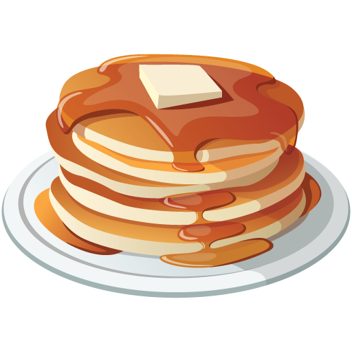 Pancakes Png File (beige, silver, lavender, black, white)