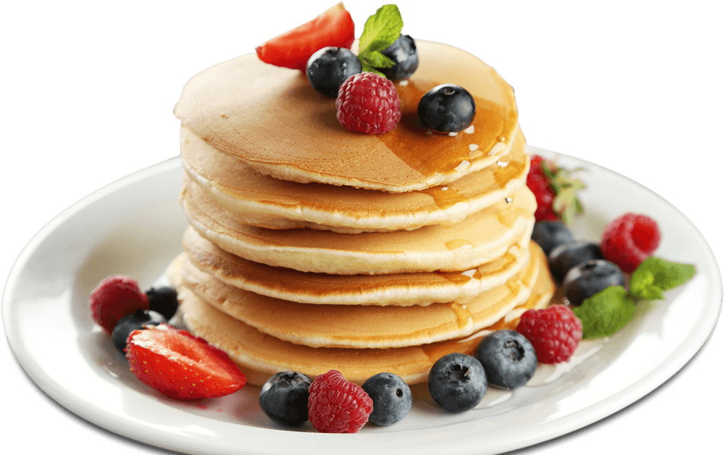 Pancakes Transparent Background (white, black, beige)