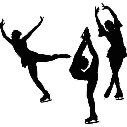 Dance Silhouette Figure Skating Transparent Png (black, gray)