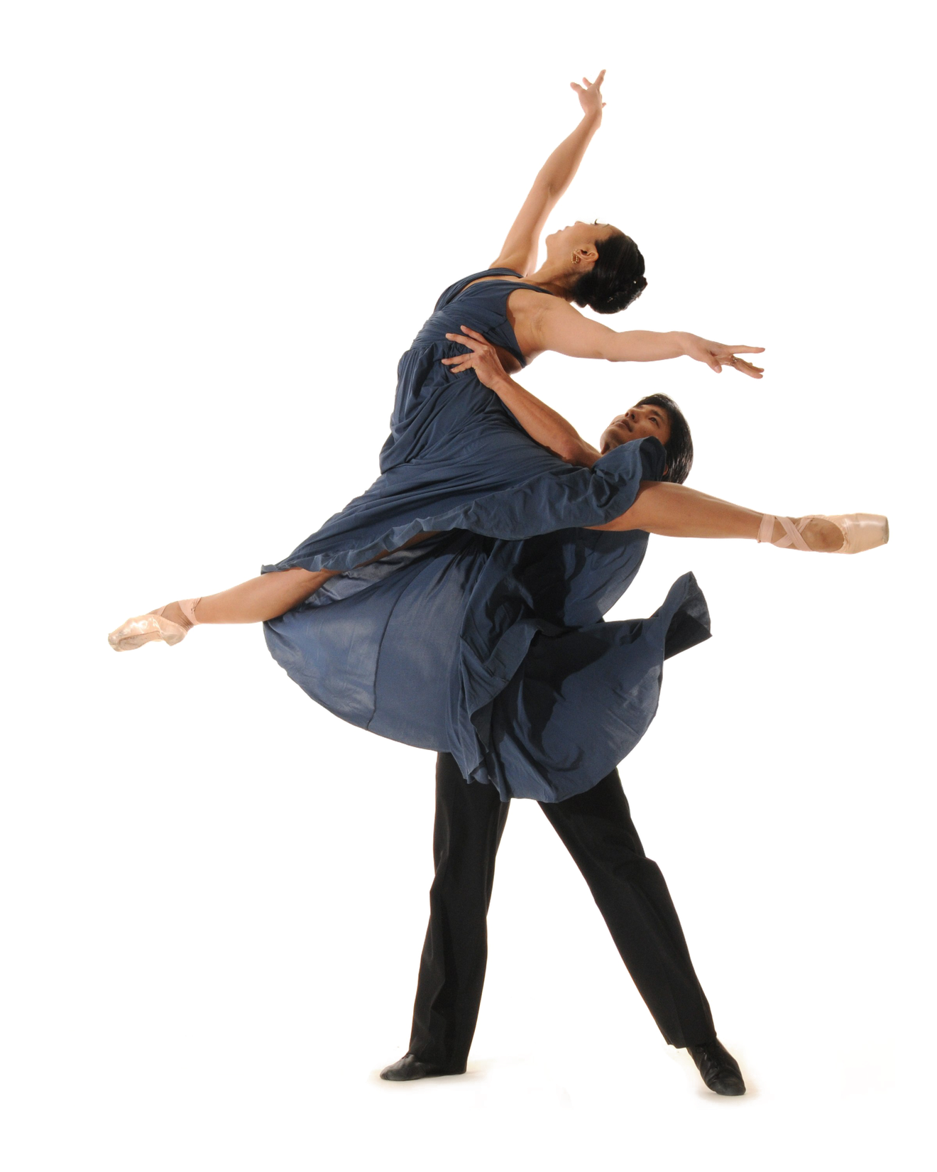 Dancer Ballet Png Photo (black, white, silver)