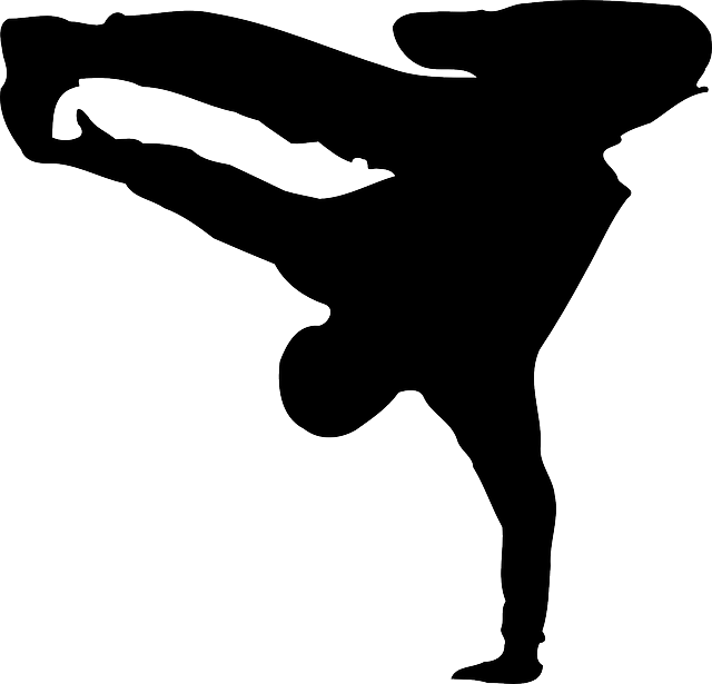 Dancer Silhouette Png Image (black, gray)