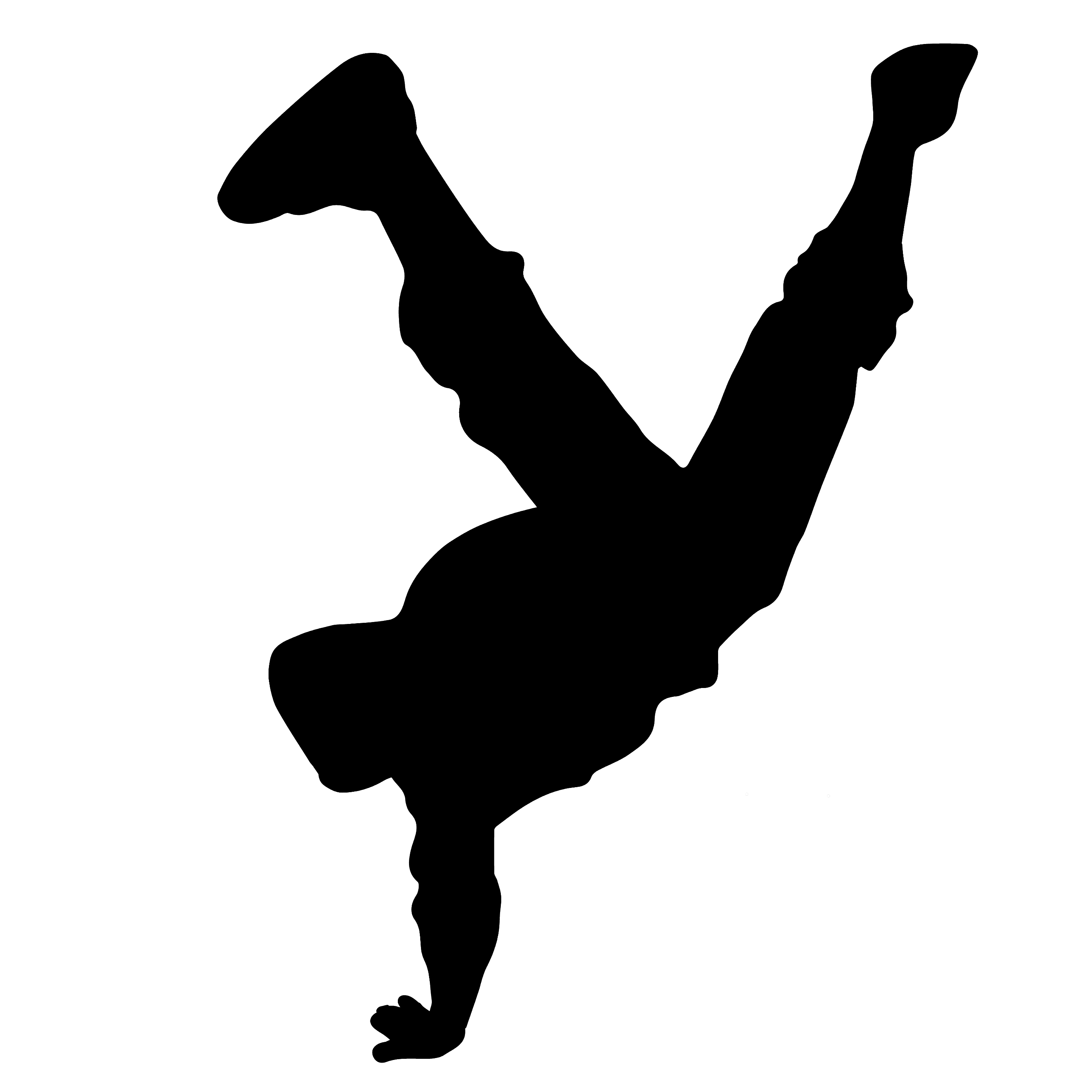 Dancer Silhouette Png Pic (black)