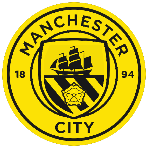 Manchester City F.C Png File (black, gold)