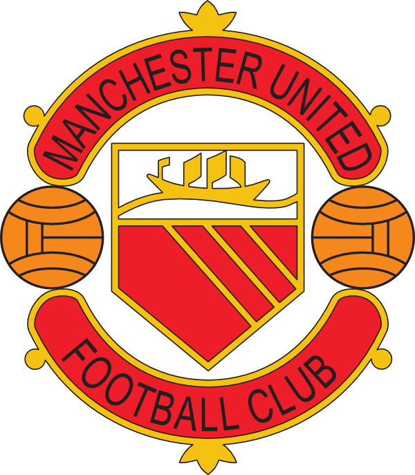 Manchester United Logo Png Picture (red, white, silver, orange)