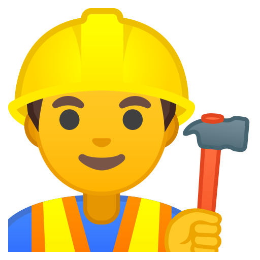 Manconstructionworker Free Png Icon Download (yellow, gold, black, orange)