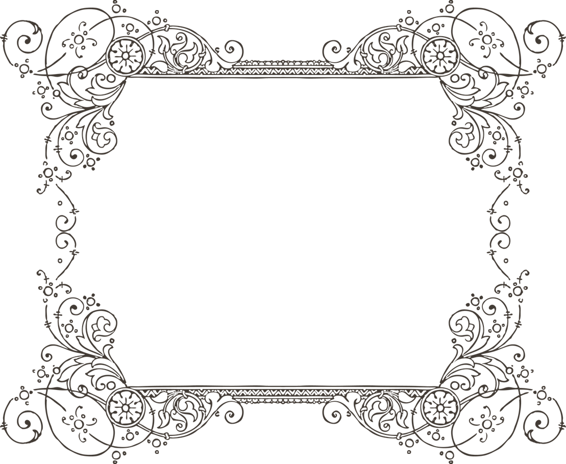 Fancy Frame Png (black)