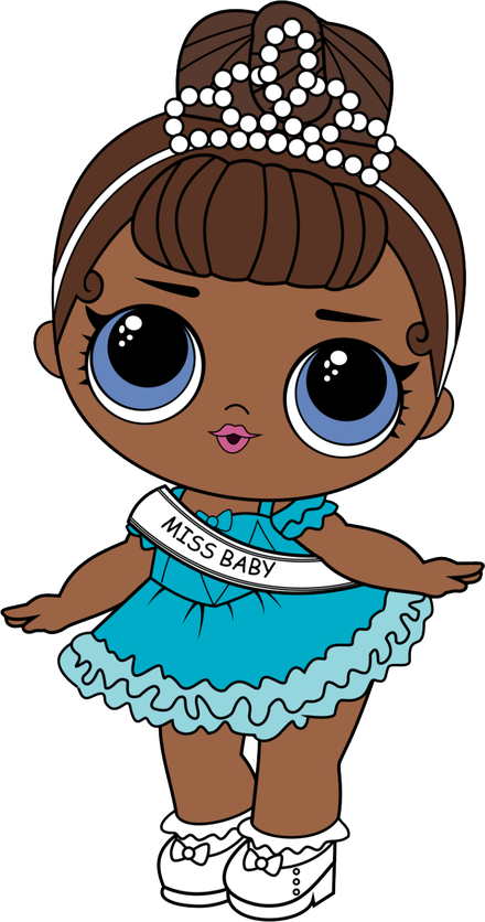 Fancy Lol Surprise Doll Png Hd (maroon, chocolate, black, white, teal)