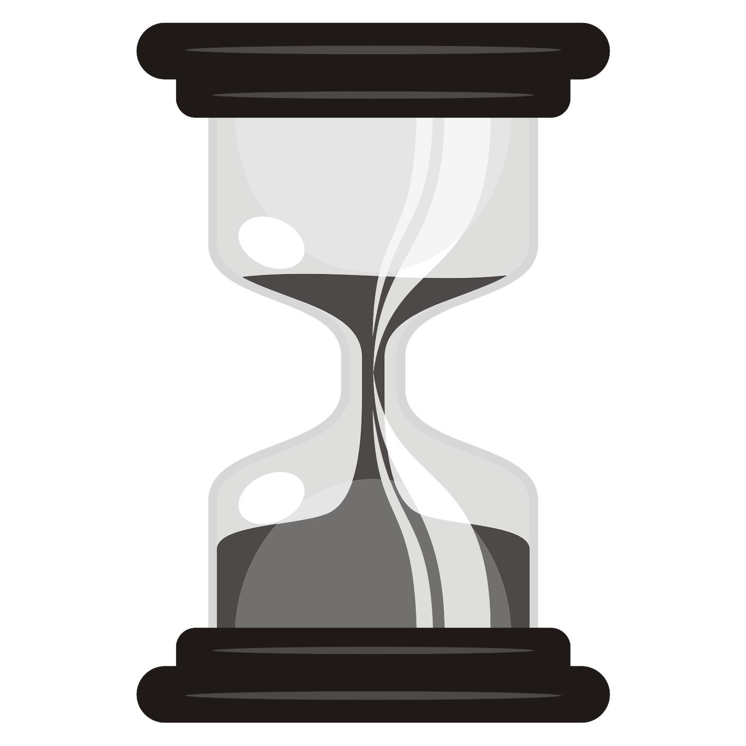 Sand Animated Hourglass Png Photos (lavender, white, gray, black)