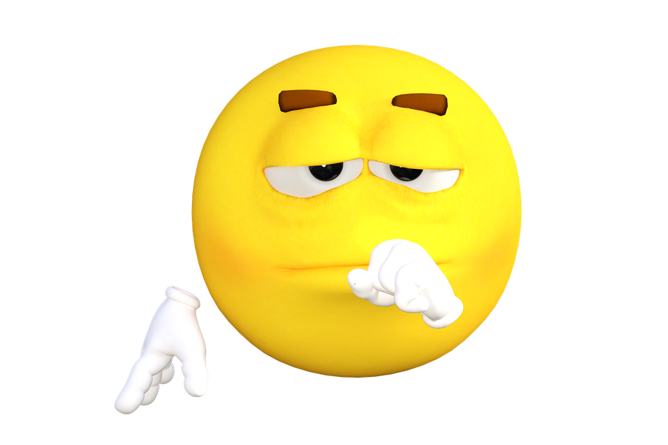 Hand Emoji Png Image (black, yellow, white)