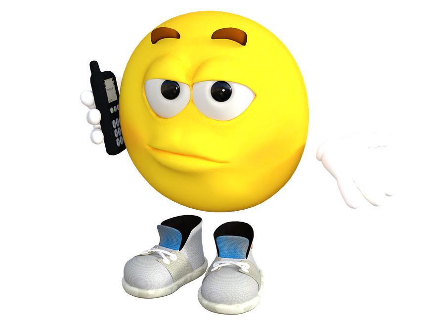 Hand Emoji Png Pic (black, yellow, white)