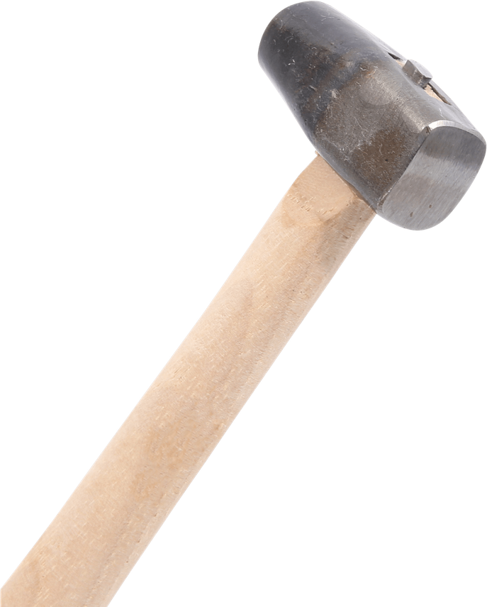 Hand Hammer Png Image (black, gray, silver, pink)