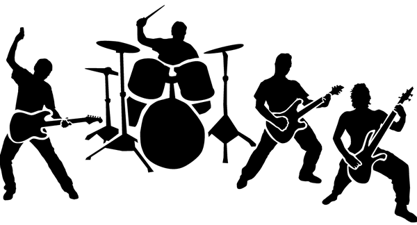 Band Png Clipart (white, lavender, black)