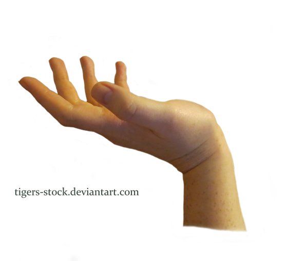 Hand Png Download Image (black)