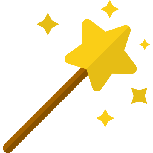 Wand Png File (gold, olive, orange, white)