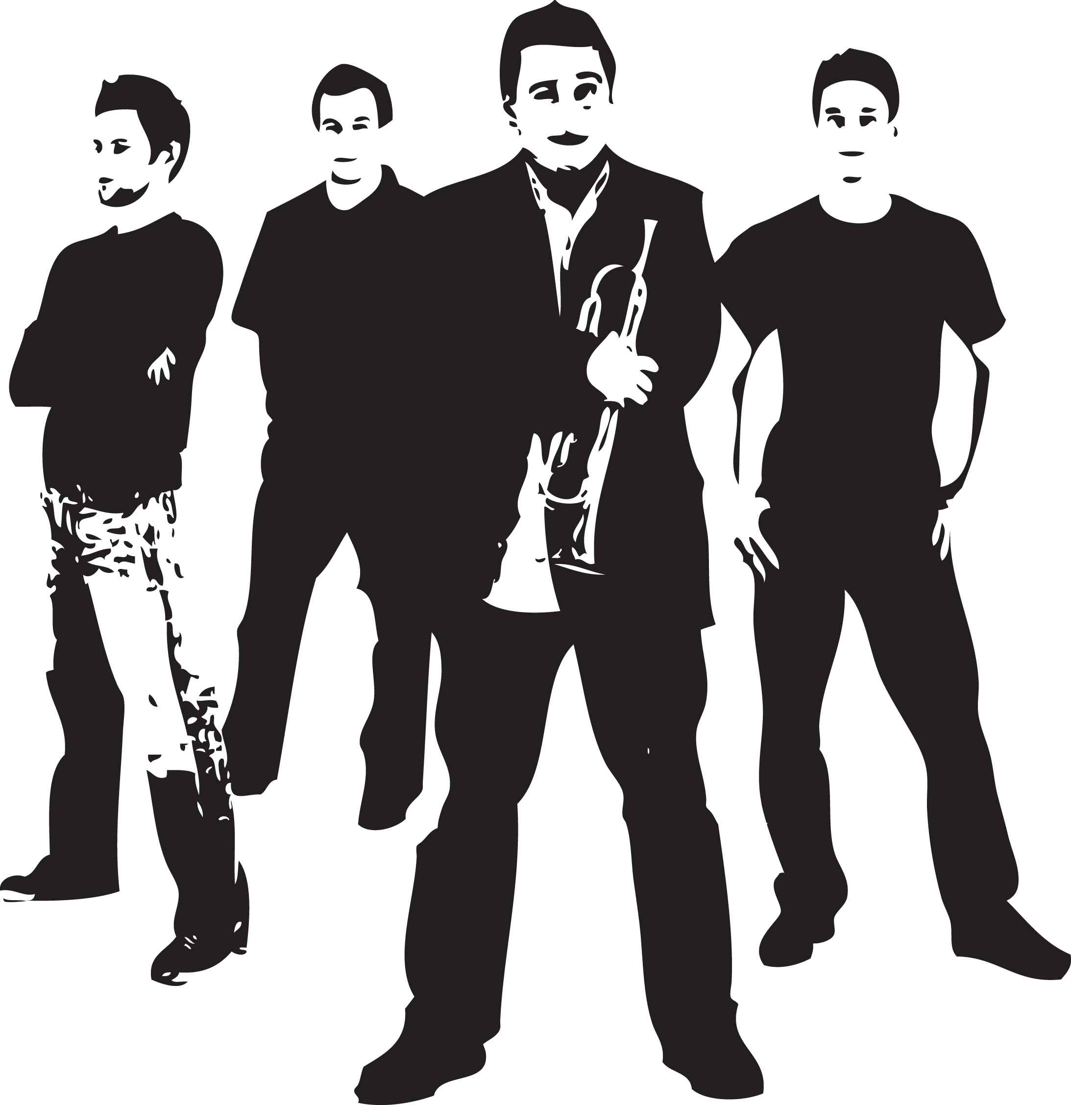 Band Transparent Background (white, black)