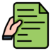 Hand Document List Paper File Icon Free Nobackground Png Icon Download (gray, black, pink)