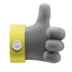 Hand Like Good Icon Free Png Icon Download (gray, black)