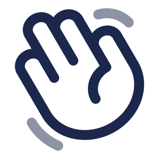 Hand Shake Free Png Icon (navy, black)