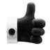 Hand Thumbs Up Icon Free Transparent Png Icon Download (black, white)