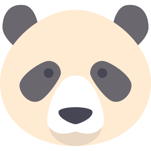 Panda Bear Png Hd Isolated (beige, gray, pink, indigo, white)