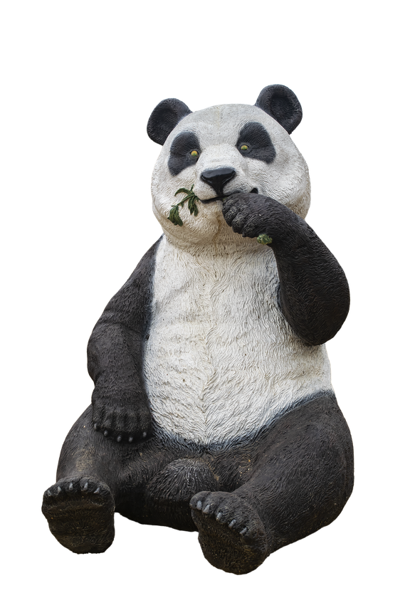 Panda Bear Png (indigo, black, silver)