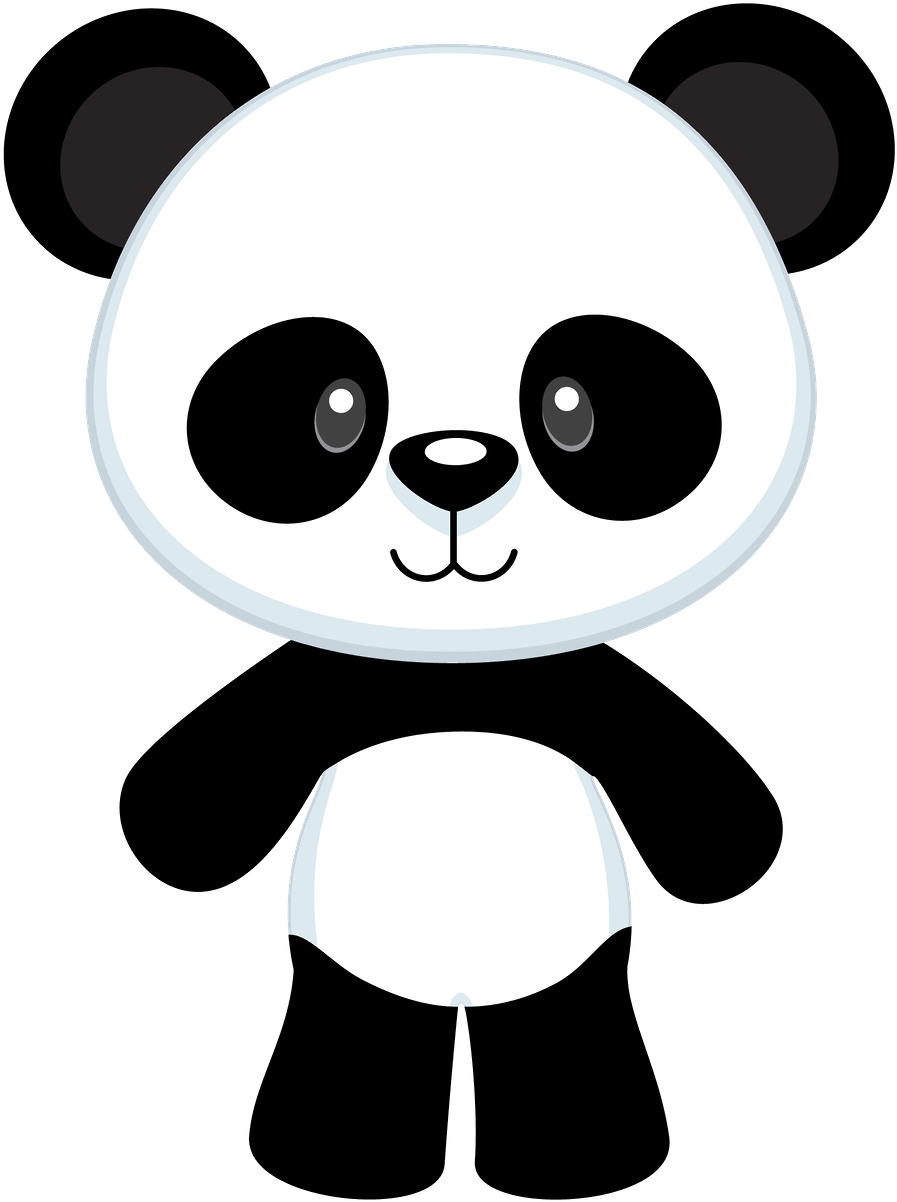 Panda Png Hd (white, lavender, black)