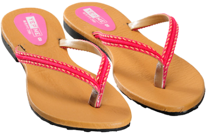 Sandal Transparent Background (black, salmon)