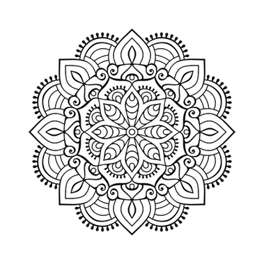 Mandala Png Free Download (gray, black)