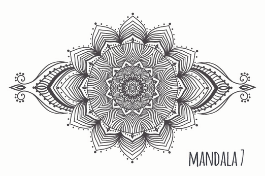 Mandala Png Transparent (white, gray, silver)