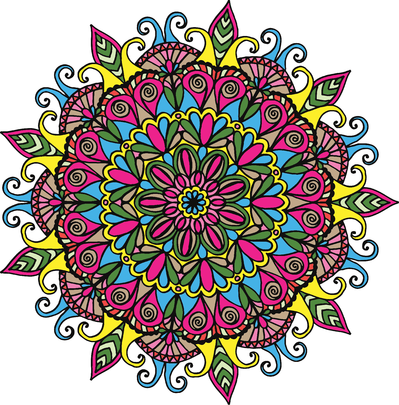 Mandala Transparent Images Png (gray)