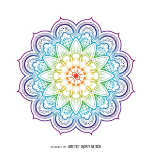 Mandala Transparent Png (white, black)