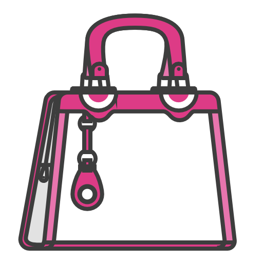 Handbag Icon Free Png Icon Download (salmon, indigo, white, black, gray)