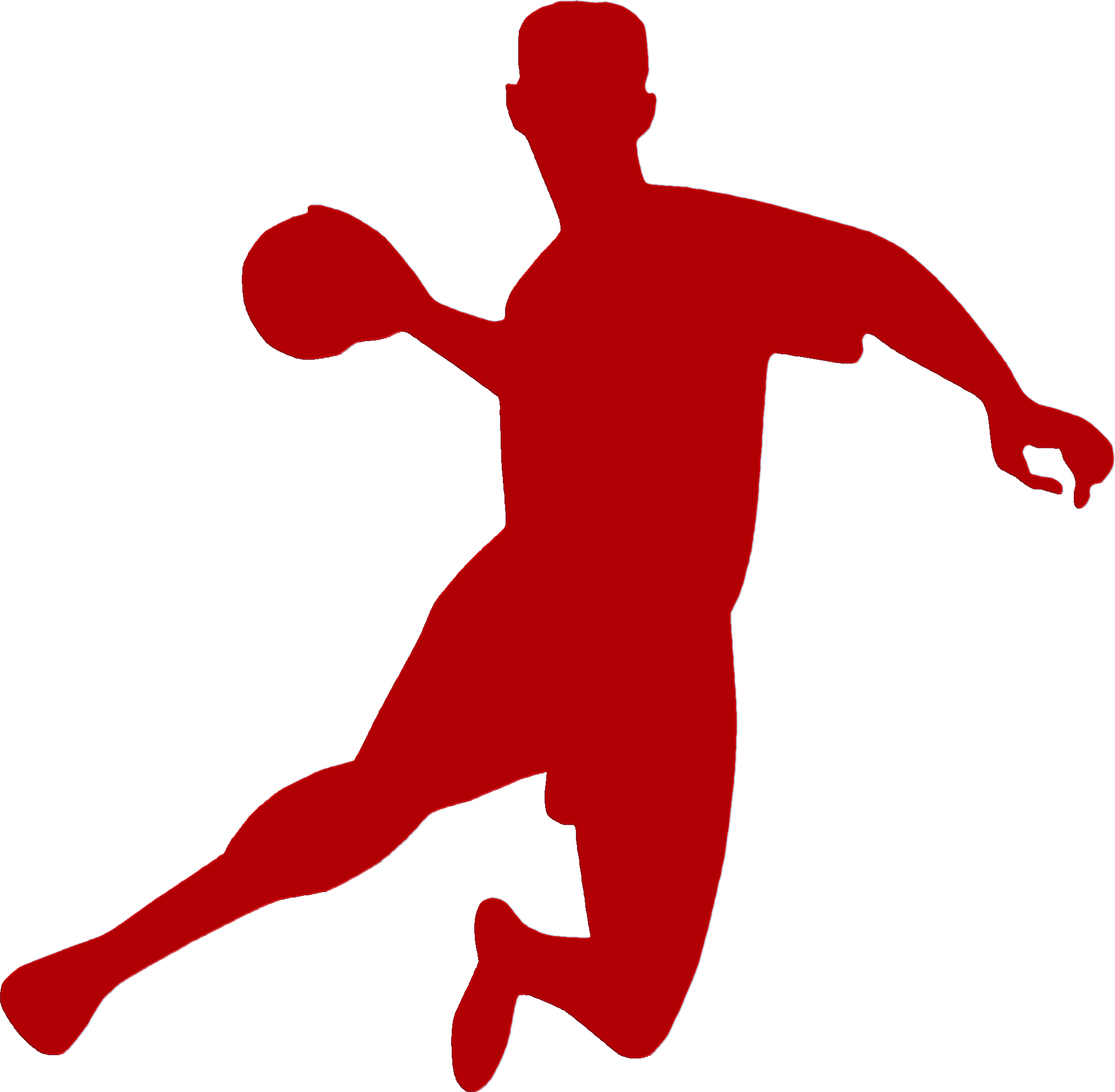 Handball Png Transparent Image (maroon, silver, white)