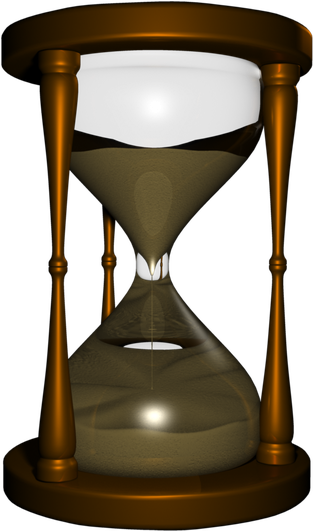 Sandglass Animated Hourglass Transparent Png (black, maroon)