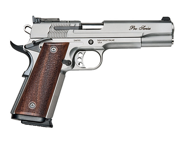 Handgun Transparent Background (silver, white)