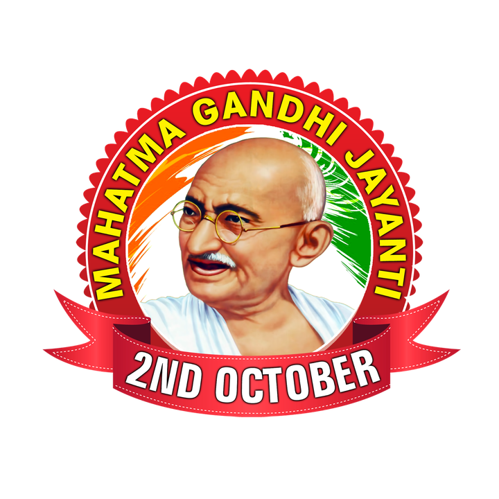 Gandhi Jayanti Png Hd (salmon, chocolate, white, black, maroon)