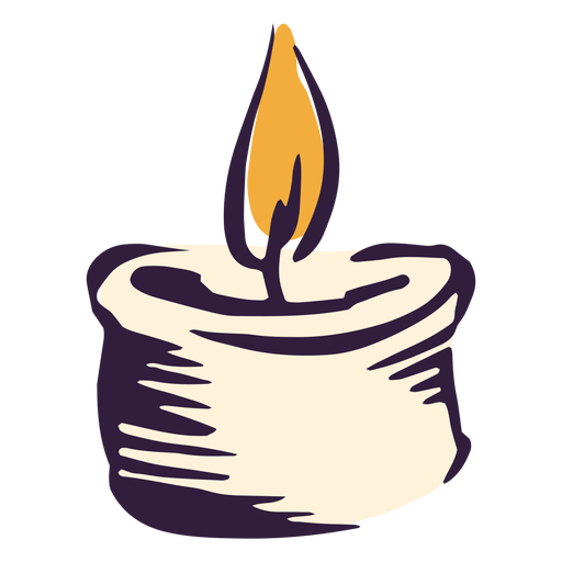 Candle Light Png Clipart (black, indigo, beige, orange)