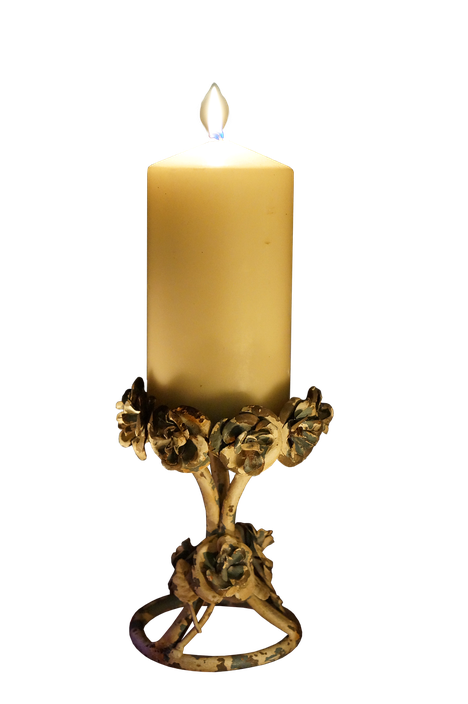 Candle Light Png Photos (black, white, salmon)