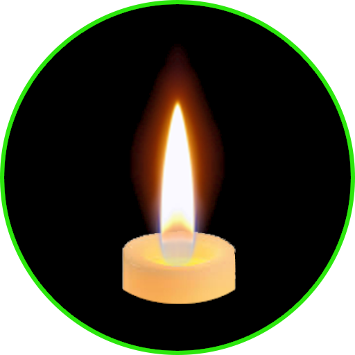 Candle Light Png Picture (black, white, lime)