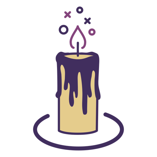 Candle Magic Png Clipart (black, indigo, silver)