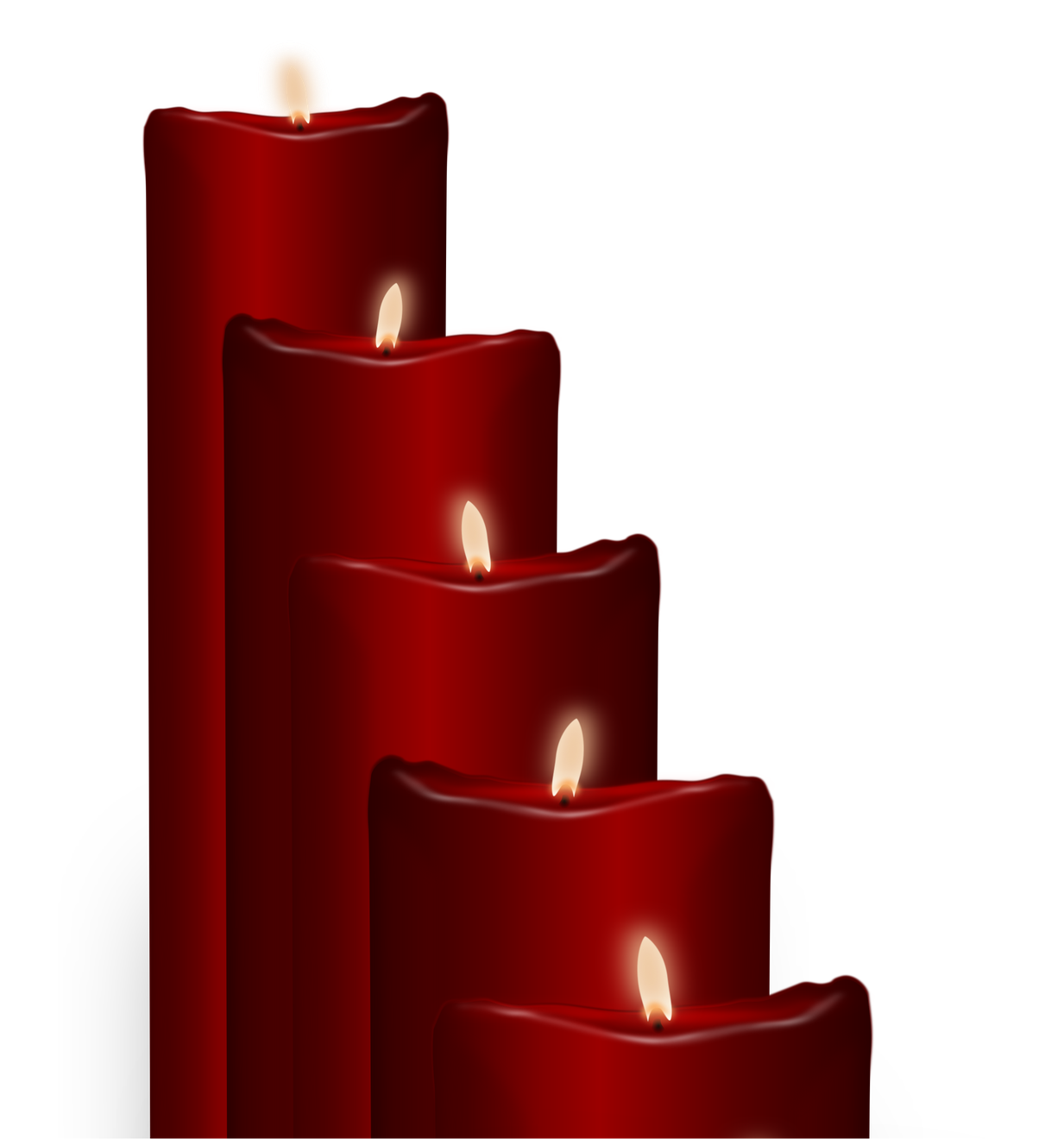 Candles Png Free Download (black, maroon)