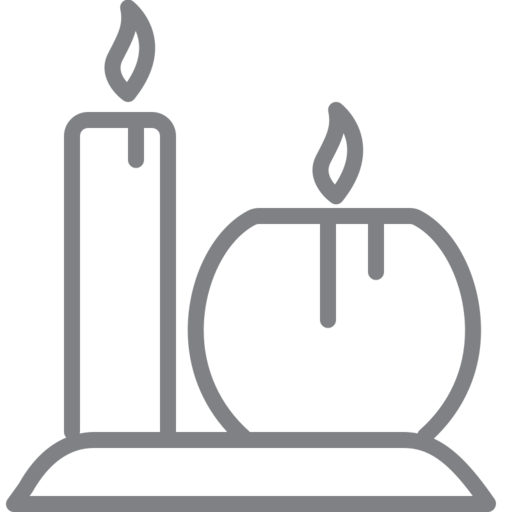 Candles Free Transparent Png Icon Download (black, gray)