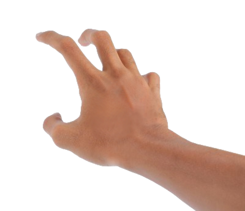 Hands Png 4 (black, gray)