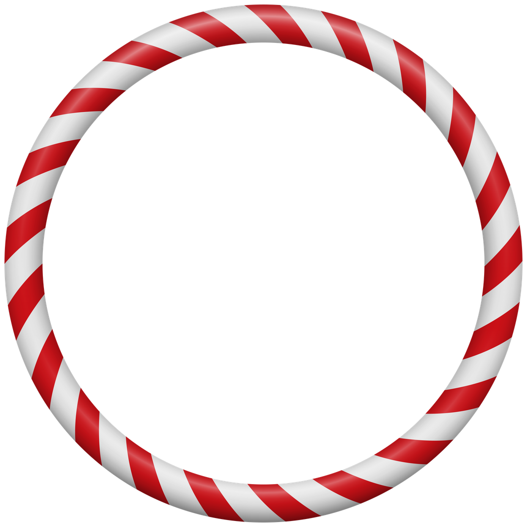 Candy Cane Frame Png (black, silver, lavender)