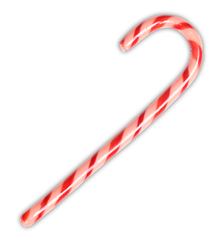 Candy Canes Png Clipart (black)