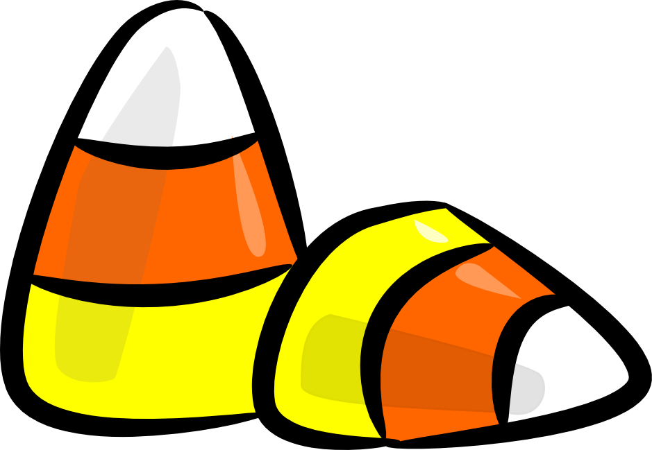 Candy Corn Transparent Png (chocolate, yellow, white, black, gold)