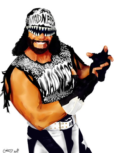 Randy Macho Man Savage Png Photos (black, white)