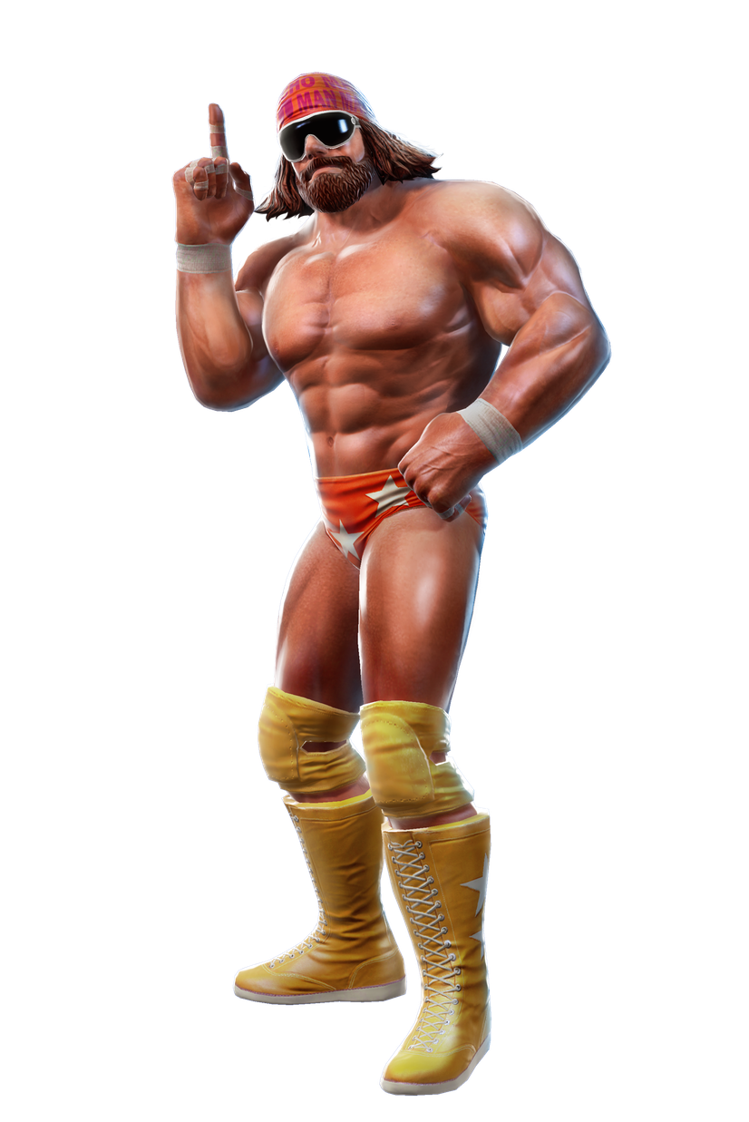 Randy Savage Png File (indigo, black, white)