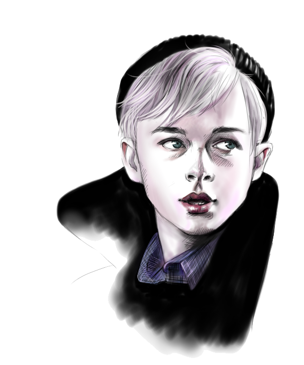 Dane Dehaan Png Transparent Image (black, white)